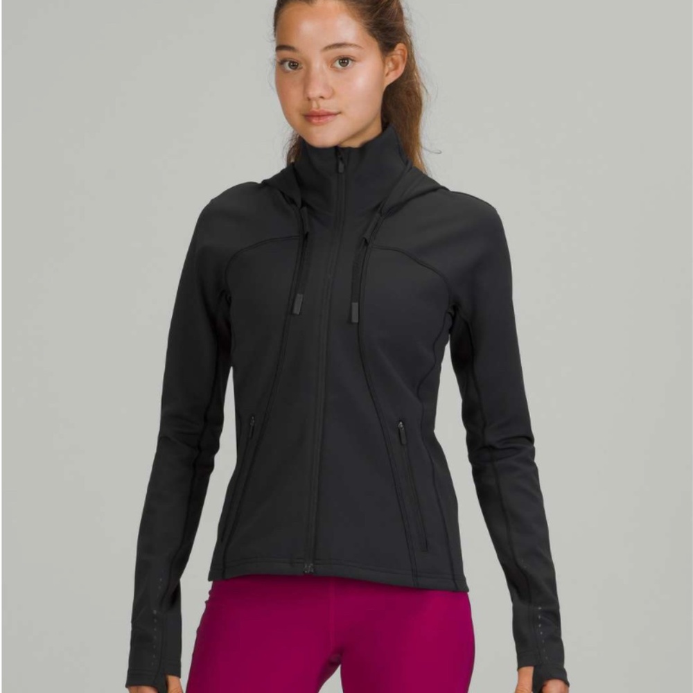 Lululemon Rain Repellent Running Jacket Black (First Release) - Black Sz 12